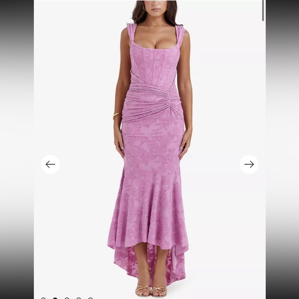 NWT House of CB Cesca Floral Dress Pink